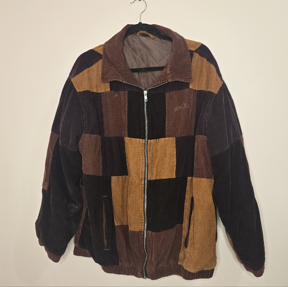 Urban Outfitters BDG Patchwork Corduroy Harrington Jacket